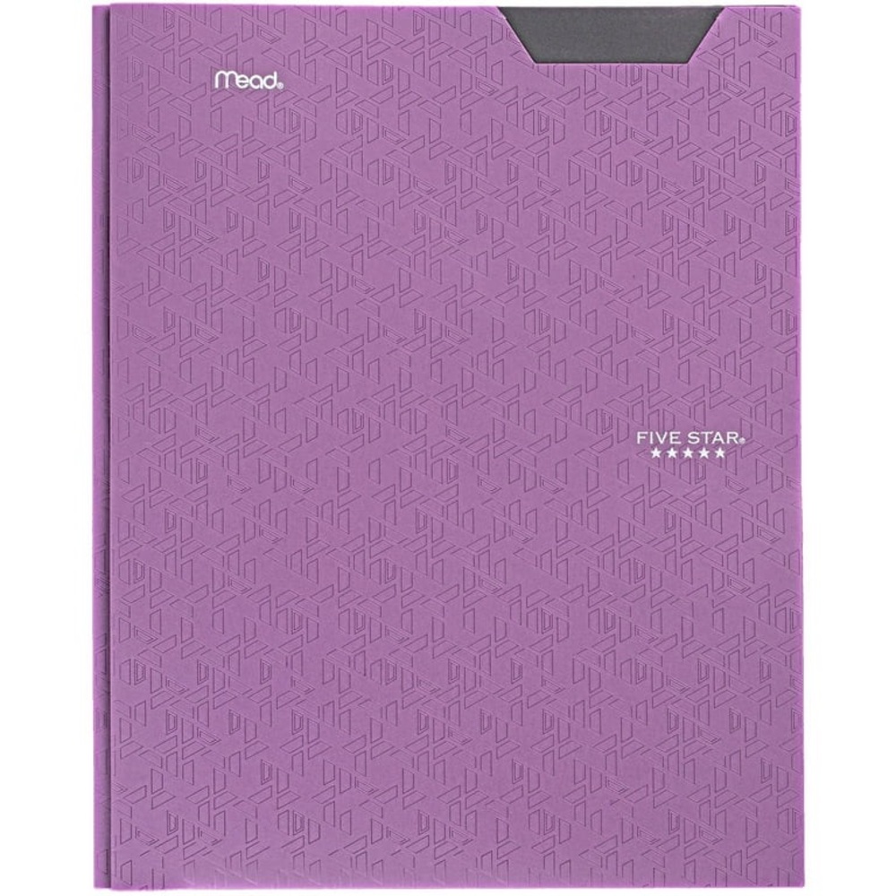 Five Star Stay-Put Plastic and Prong Folder